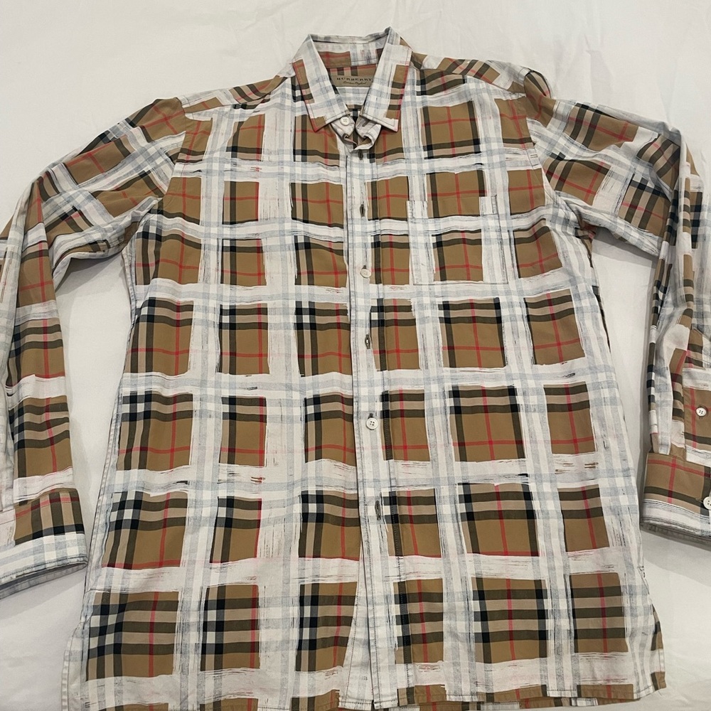 Burberry men’s long sleeve shirts